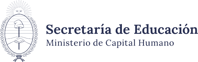 Secretaría de Educación — Ministerio de Capital Humano
